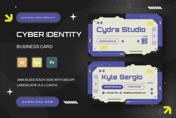 Download Cyber Identity - Business Card - Premium Resources