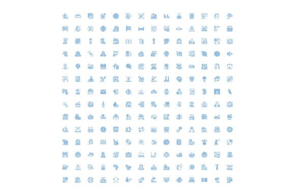 Download Business Web Elements Outlining Line Ico - Web elements Collection